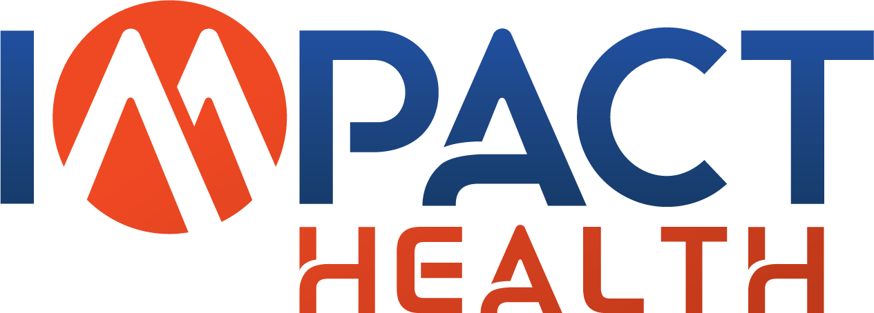 Impact Health logo and website link